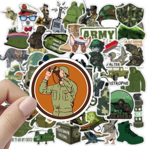 Military Stickers 45 Plus Pcs